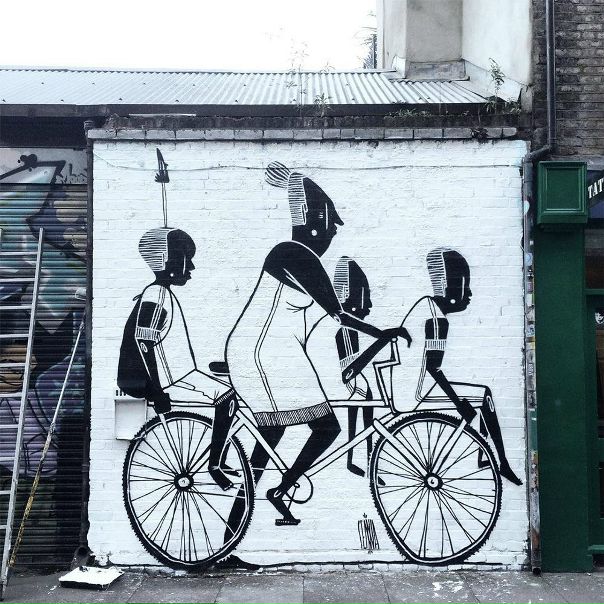 Уличный художник Alex Senna