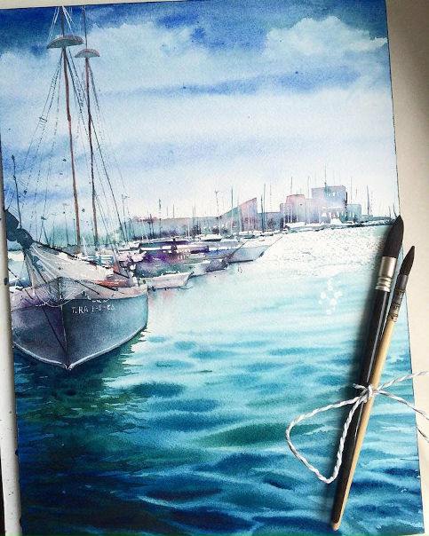Artist Dina Lepchenkova